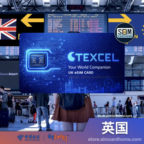 英国｜CTExcel｜eSIM｜15GB已回国年卡