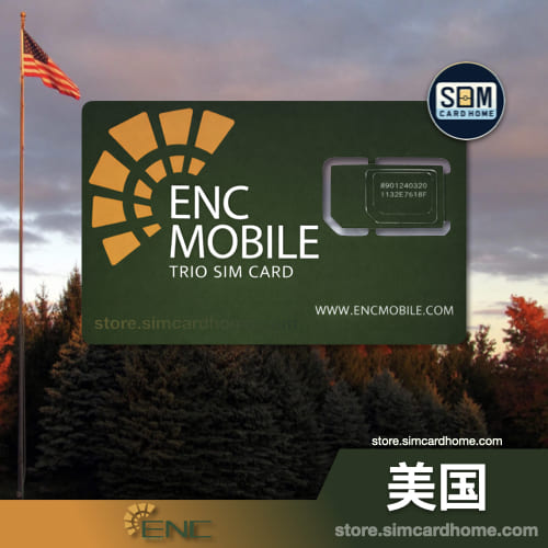 美国 | ENC Mobile | 无限套餐预付卡